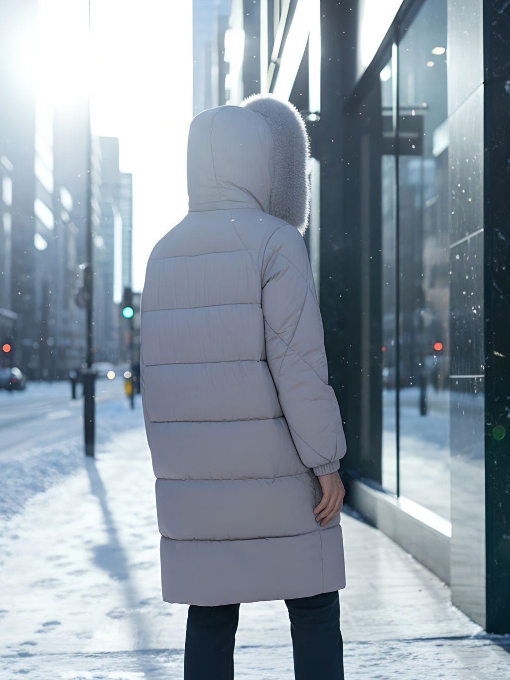 Пальто зимнее утепленное с мехом Бренд: Visdeer  фото 19