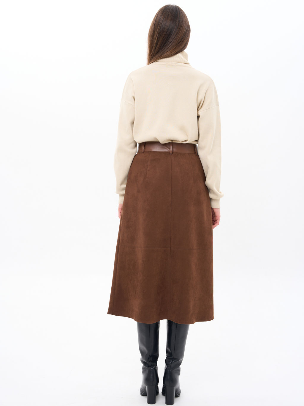замшевая юбка - Трика фото 3