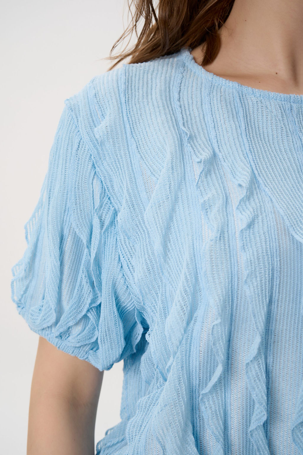 Блузка Лили (голубой) - Эльза фото 2