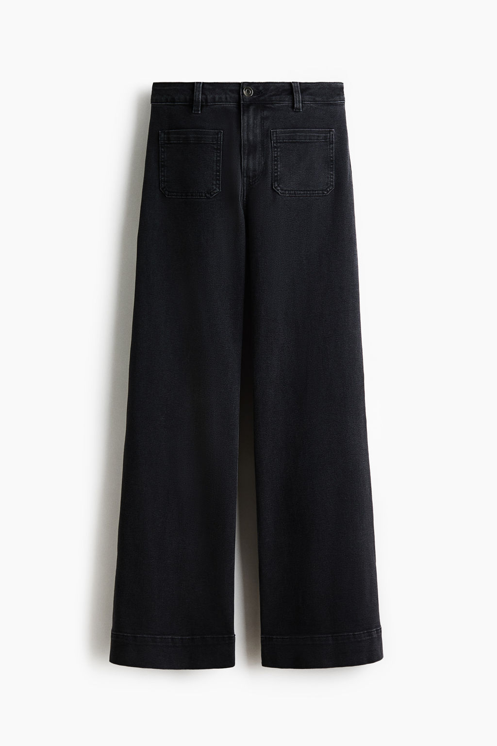 Wide High Waist Jeans - H&m фото 2