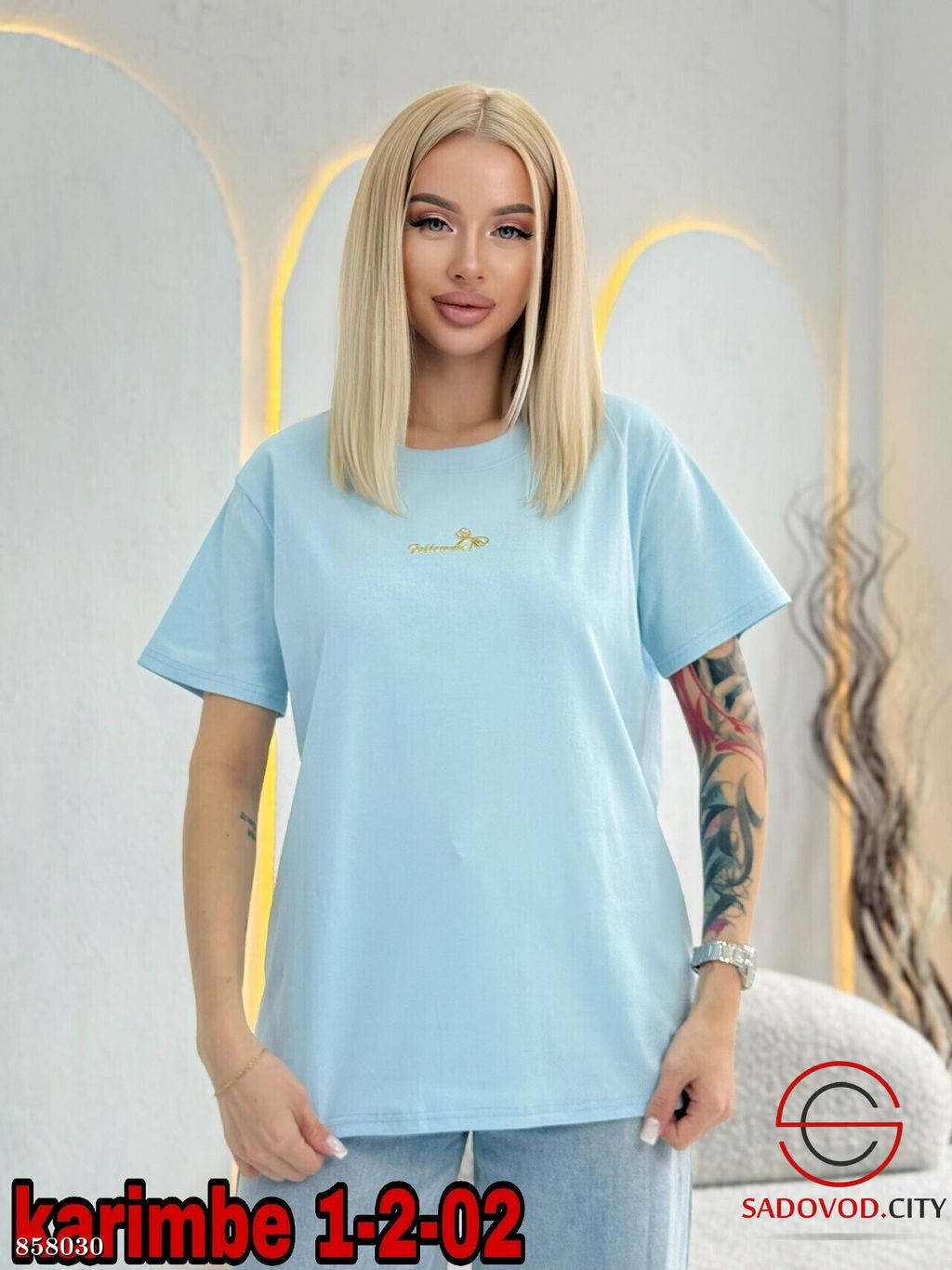 Футболка женская из хлопка - Fiona фото 4