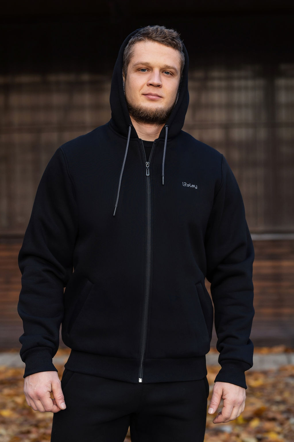 с мехом! утепленная Толстовка Футер 3-х ниточный - Relay фото 17