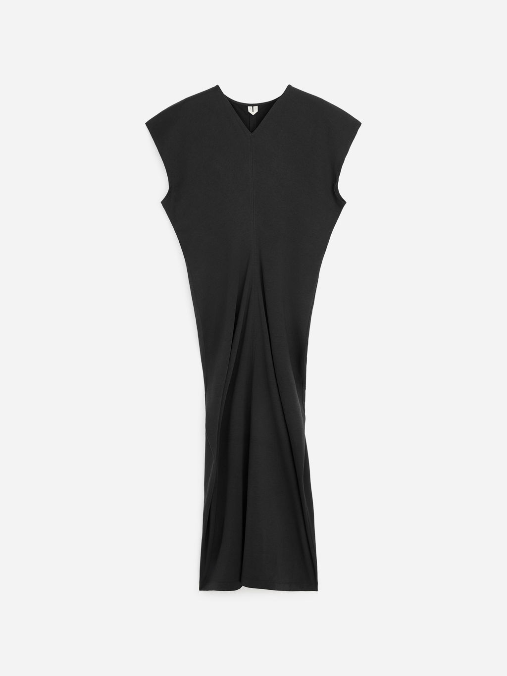 Vestido midi drapeado