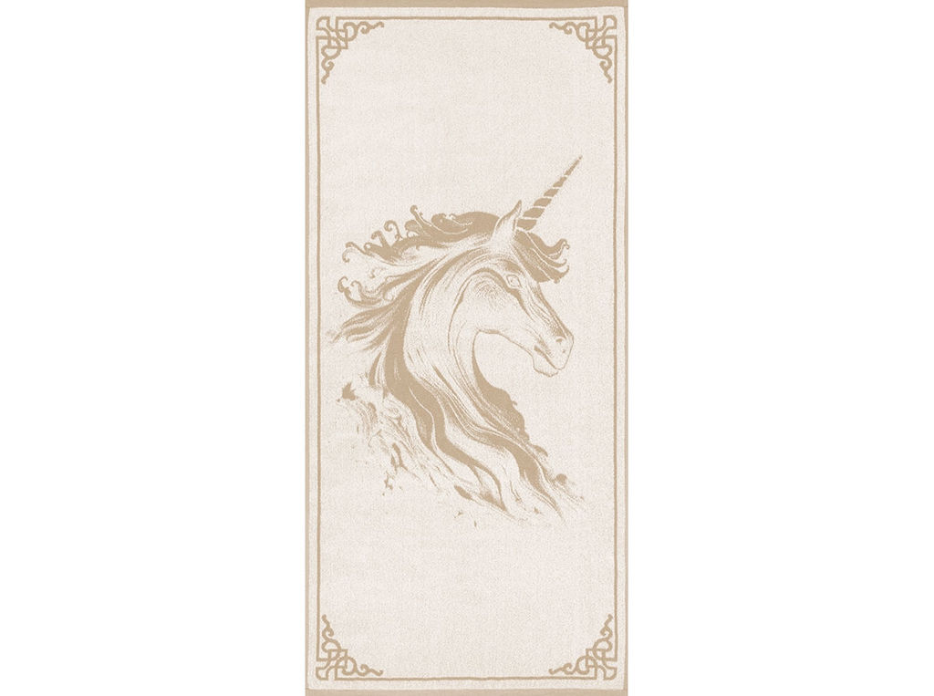 Полотенце махровое 6с102.511ж2 Огненный единорог(лен3) 67х150см