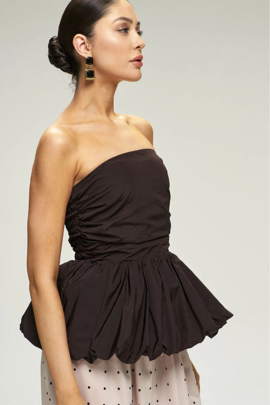 Топ-корсет с баской Choco