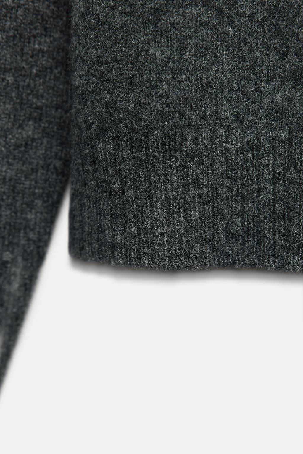 BASIC 100% WOOL SWEATER - Zara фото 22