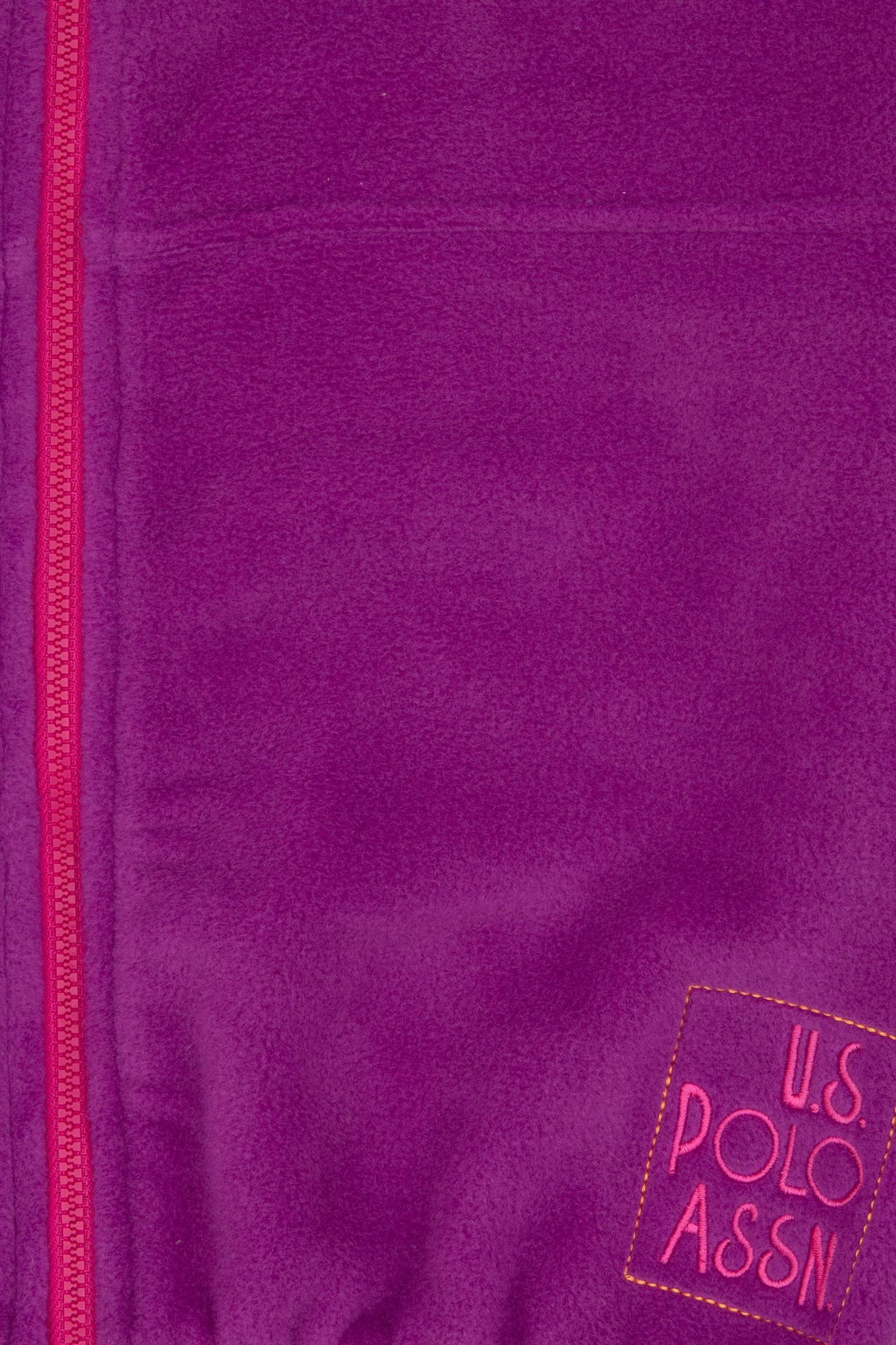 K_z _ocuk Menek_e Fermuarl_ Polar Sweatshirt Sepette S_rpriz _ndirim - U.s. polo assn фото 3