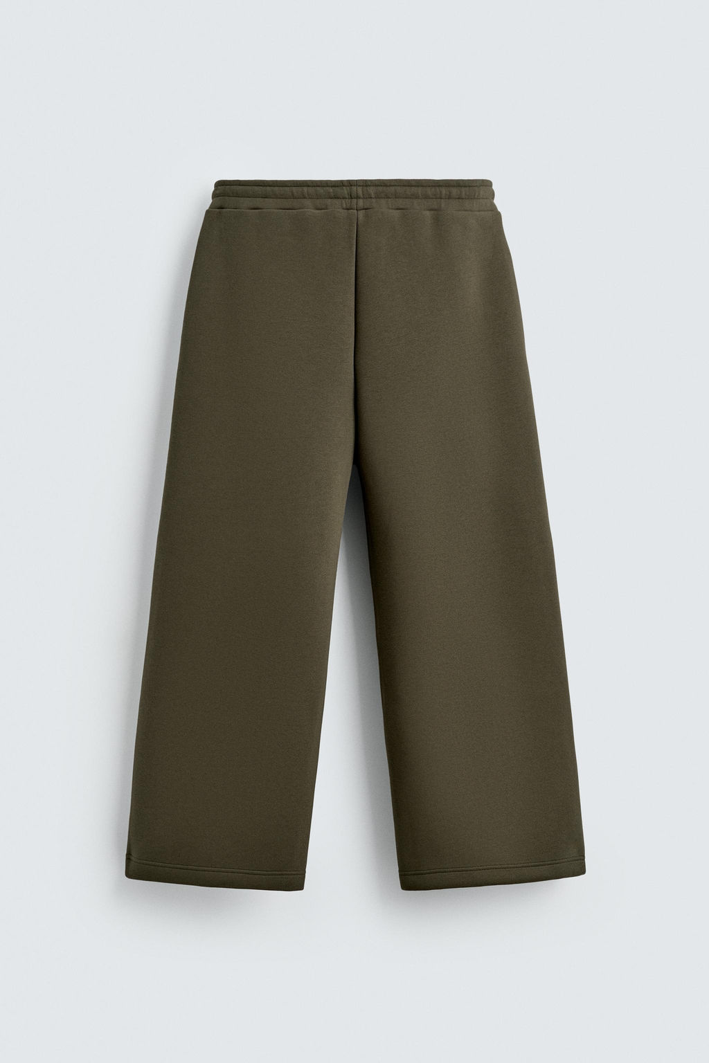 WIDE-LEG NEOPRENE-EFFECT TROUSERS WITH STUDS - Zara фото 8