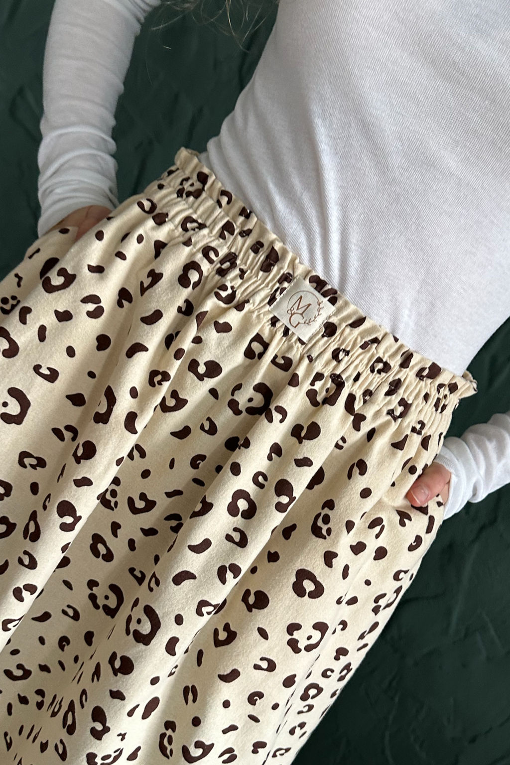 Юбка женская NATURE087/02/Бежевый, коричневый - M&G all natural фото 9