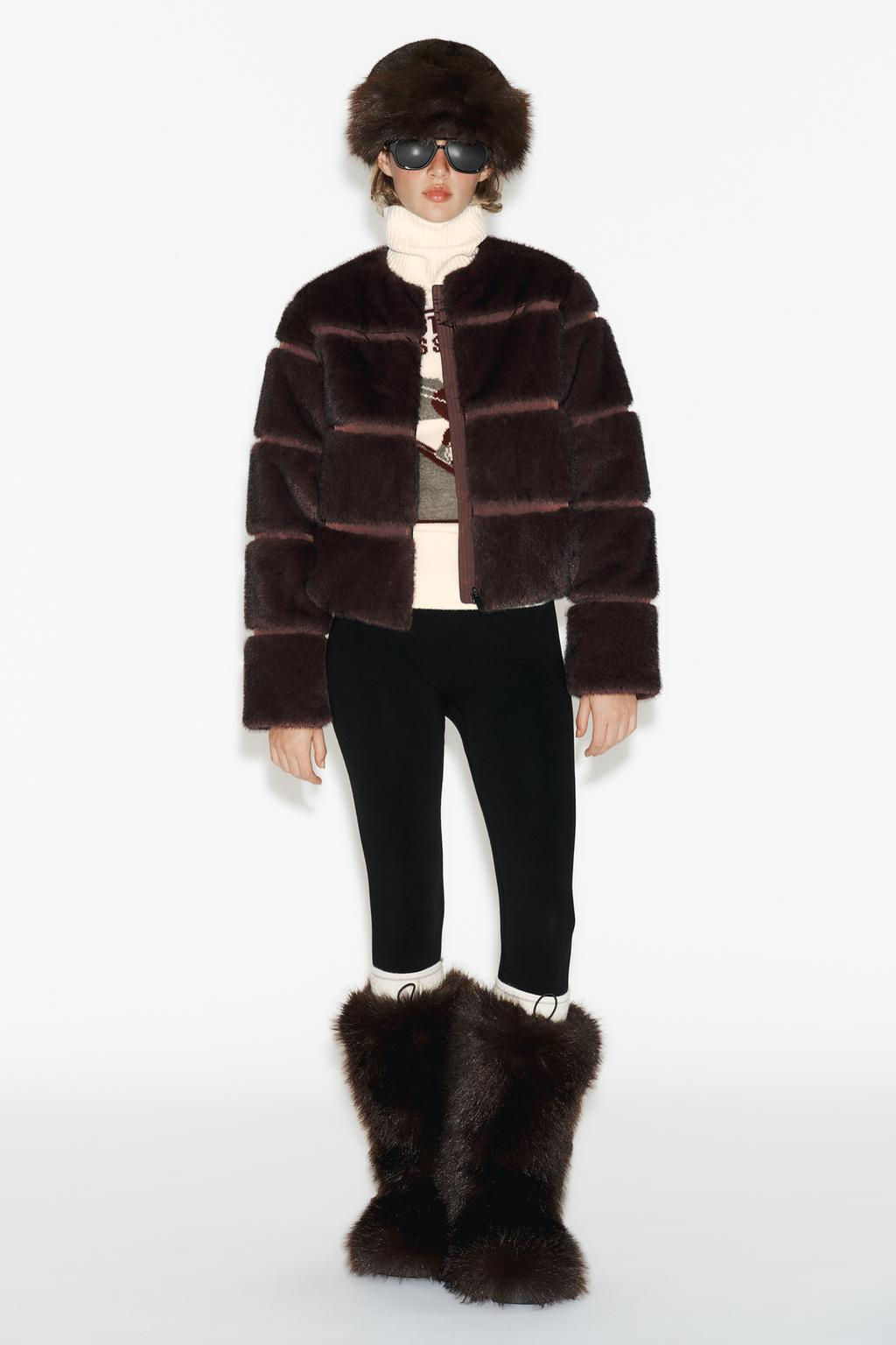 FAUX FUR HEIQ XREFLEX SKI COLLECTION JACKET
