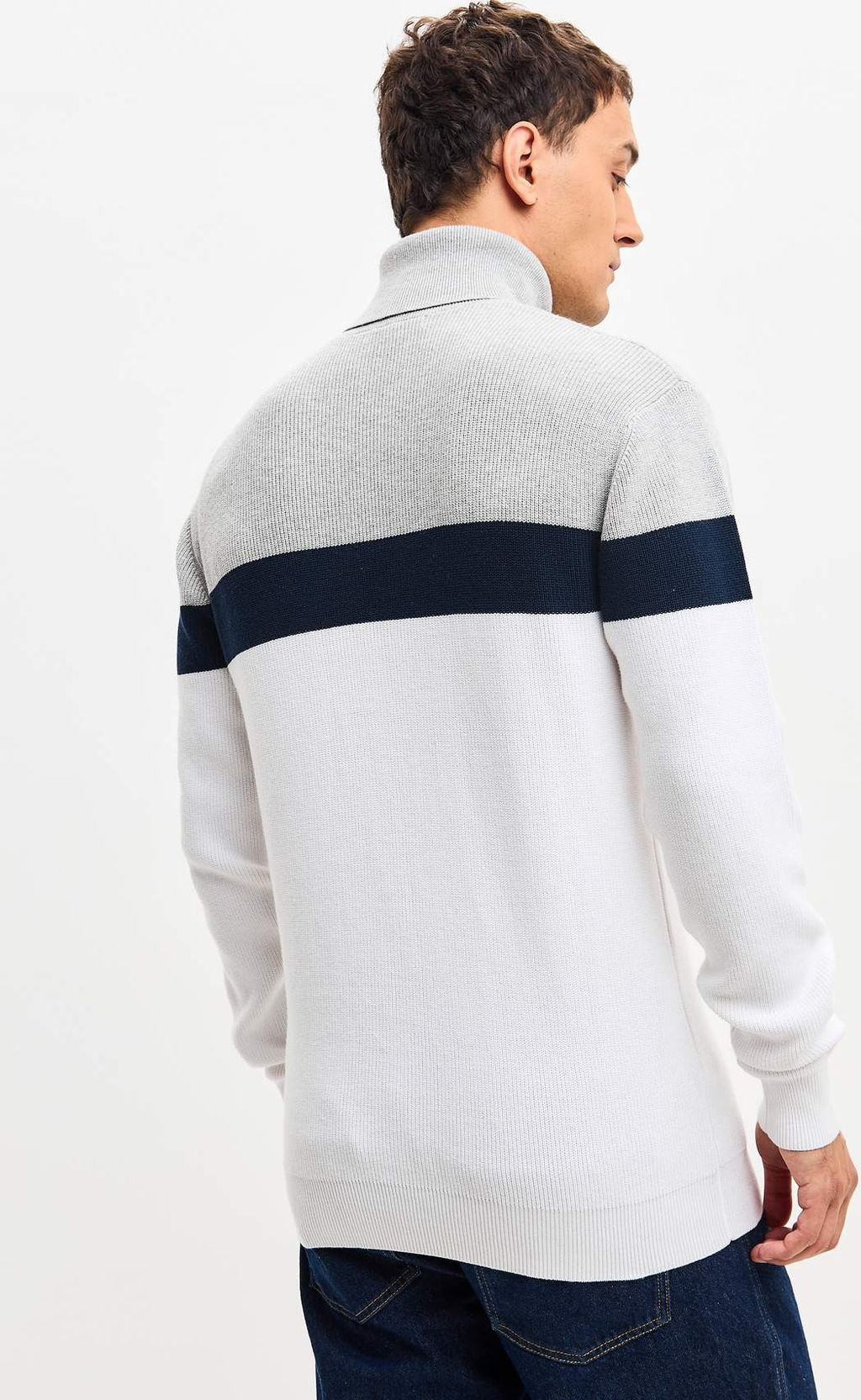 Джемпер P521-1569 white/grey - Primm фото 7
