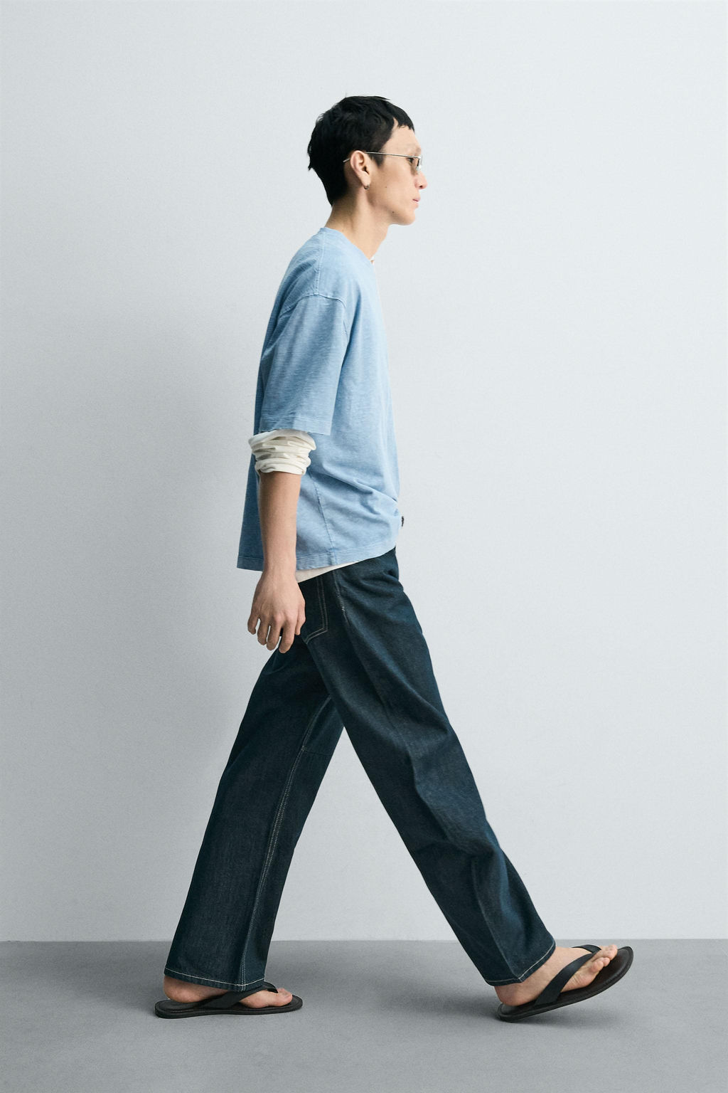 JEANS RELAXED BARREL FIT / ?ndigo - Zara фото 10