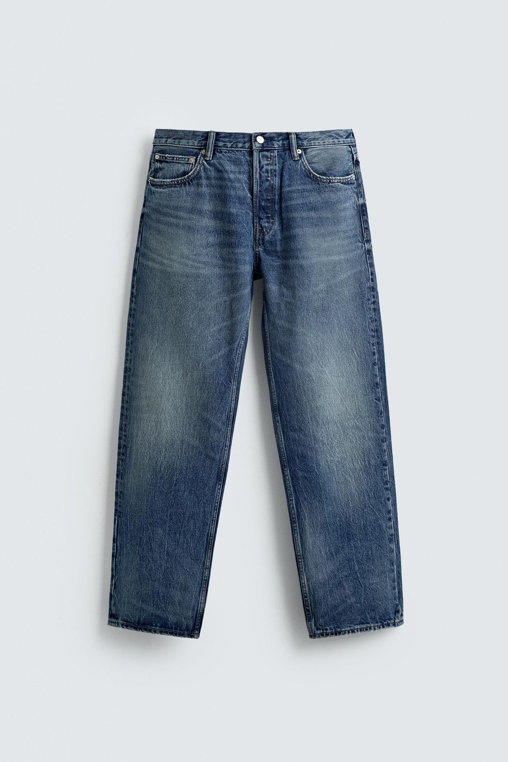 JEANS STRAIGHT FIT / Azul - Zara фото 7