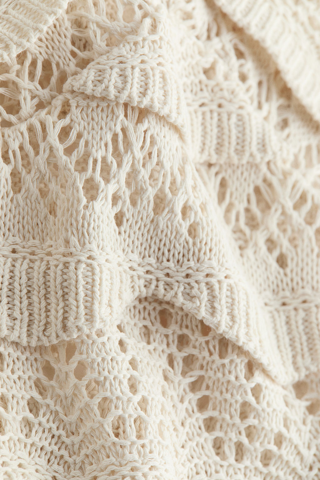 Top en punto pointelle con tirantes espagueti - H&m фото 4