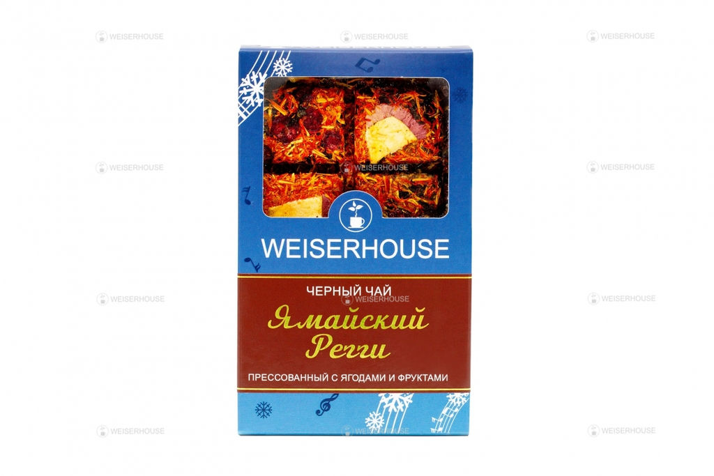 Чай НГ Ямайский Регги, плитка 75 гр, 1 уп. Новогодний ассортимент - Weiserhouse фото 2