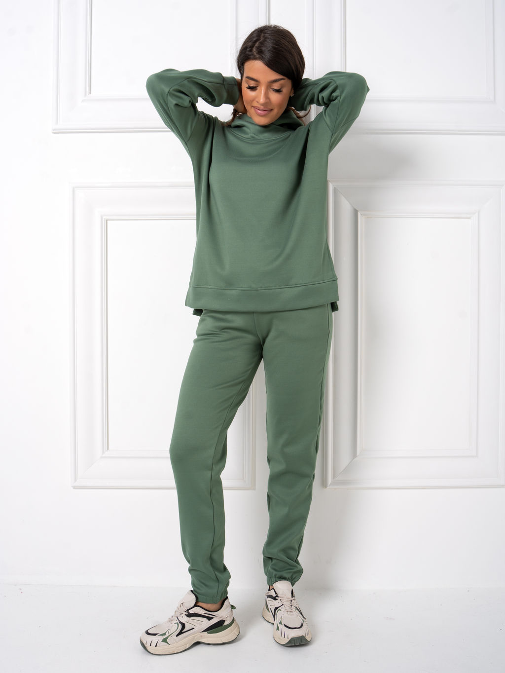 Костюм Шарлот (мех)_396/оливковый - Ihomelux фото 3