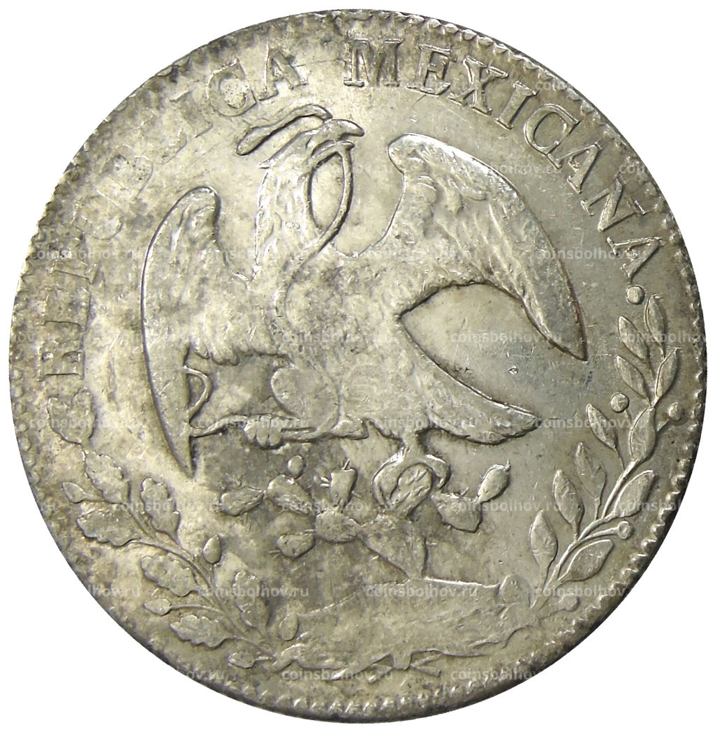 8 реалов 1860 года Мексика