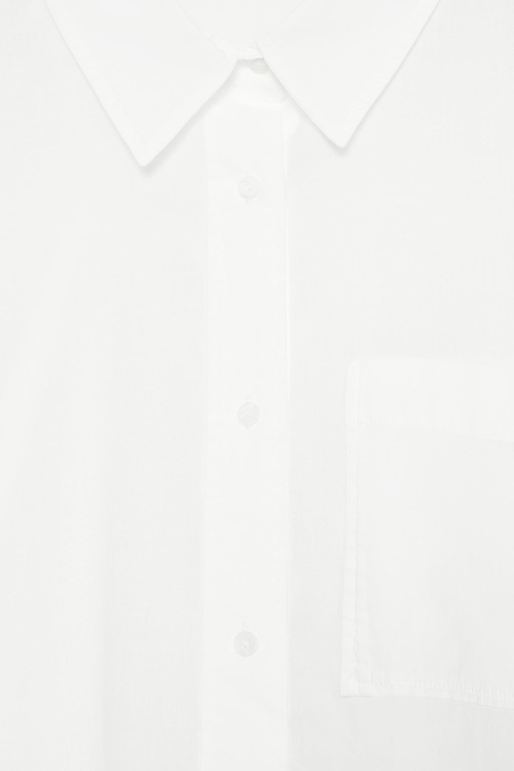 SEMI-SHEER COTTON SHIRT - Zara фото 16