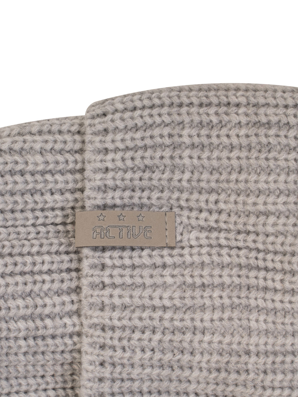 Комплект вязаный светло-серый меланж Ш-118 (56-58)