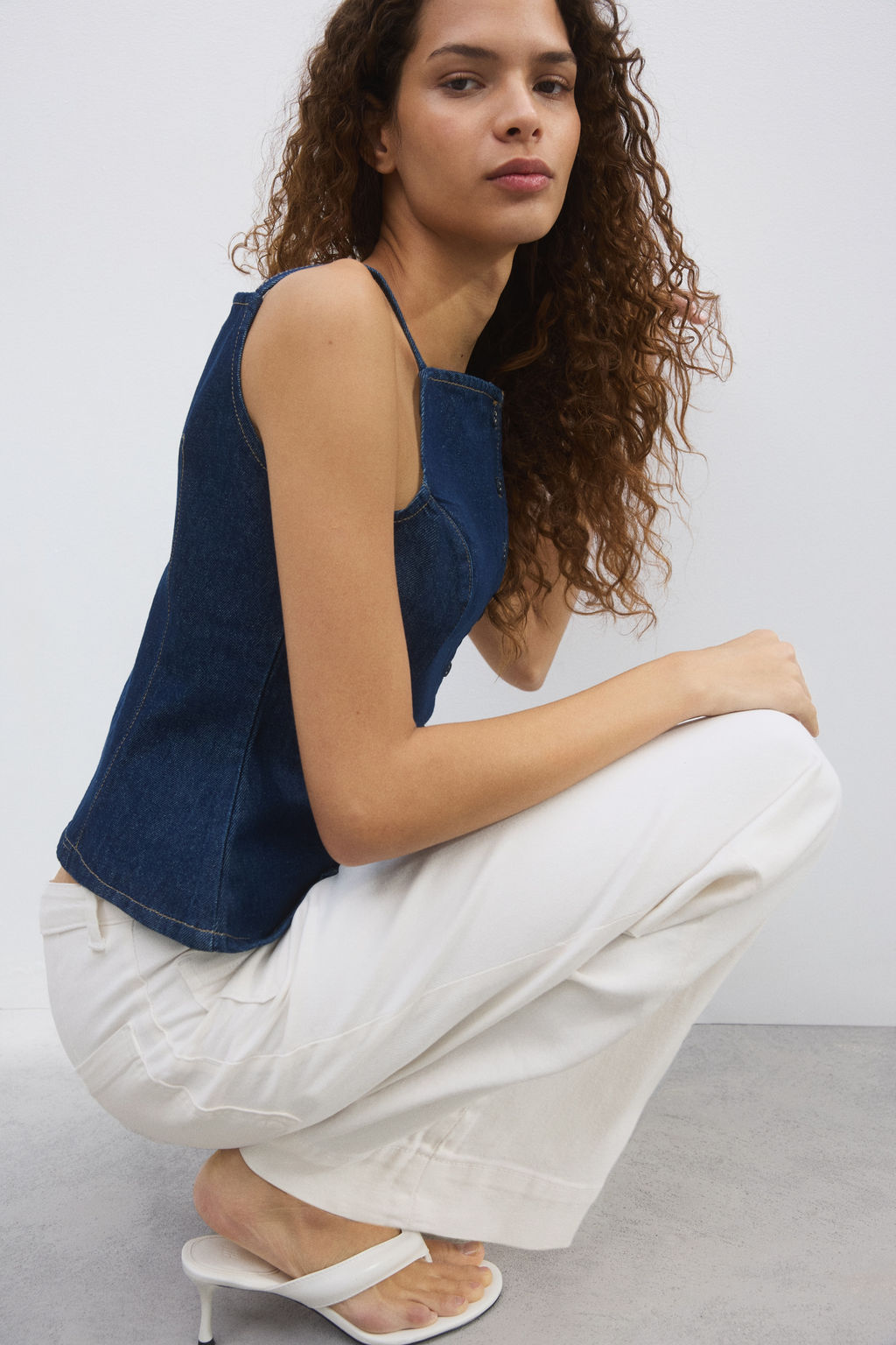 Wide High Waist Jeans - H&m фото 9