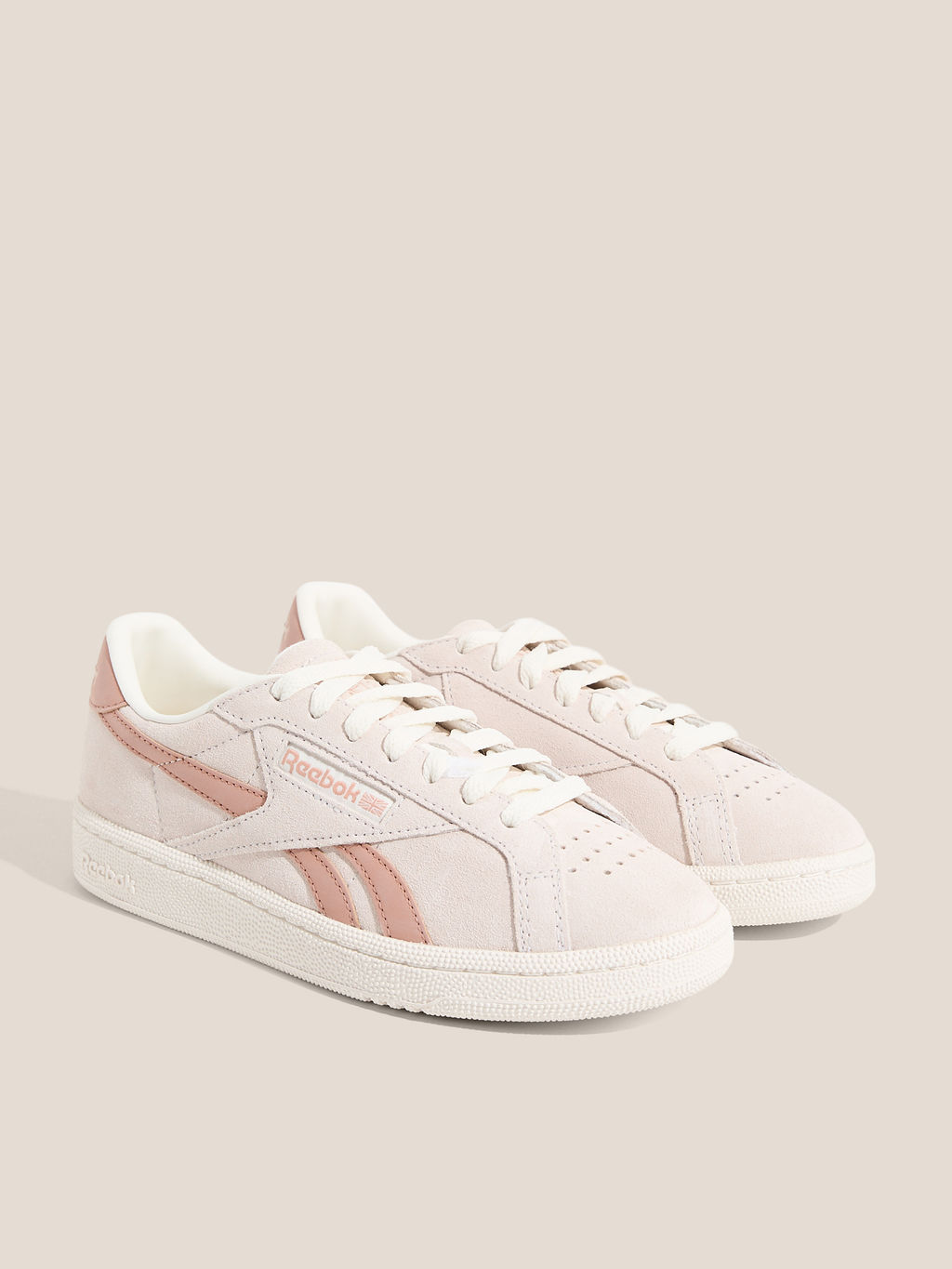 Женские кеды REEBOK CLUB C GROUNDS UK Артикул 4493649, бледно-серый