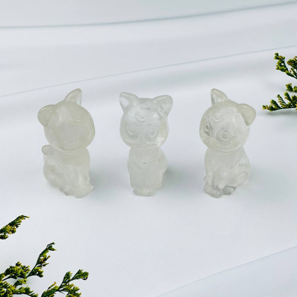 Фигурка Кошка из Горного Хрусталя - Радуга самоцветов фото 4