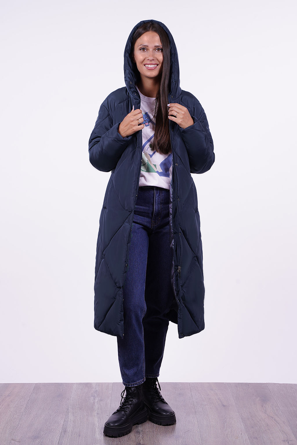 Пальто зимнее / 33788 - Twin tip фото 7