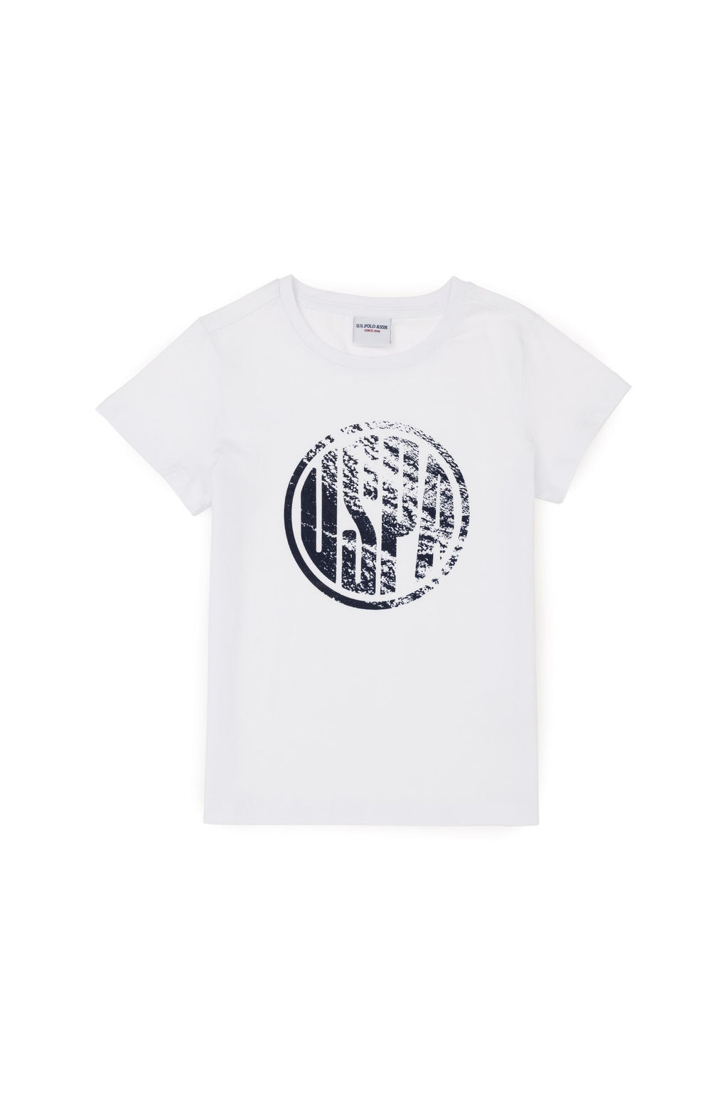 U. S. Polo Assn / Белая базовая футболка с круглым вырезом для мальчиков - U.s. polo assn фото 6