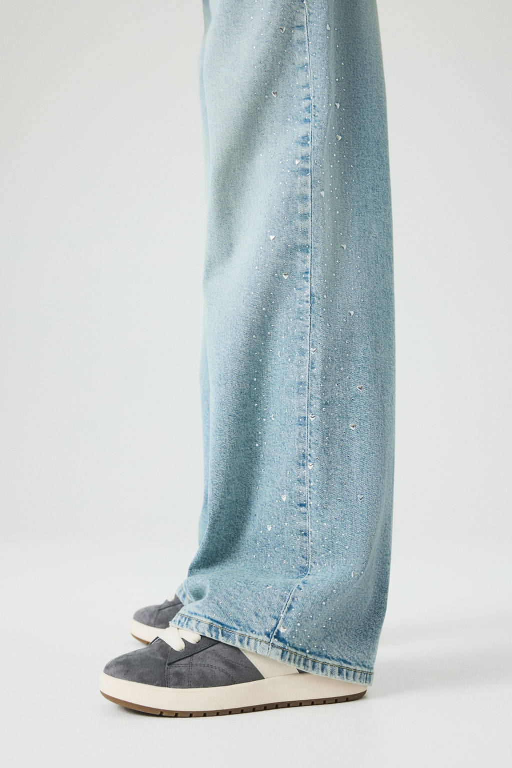 Relaxed Wide Leg Jeans - H&m фото 8