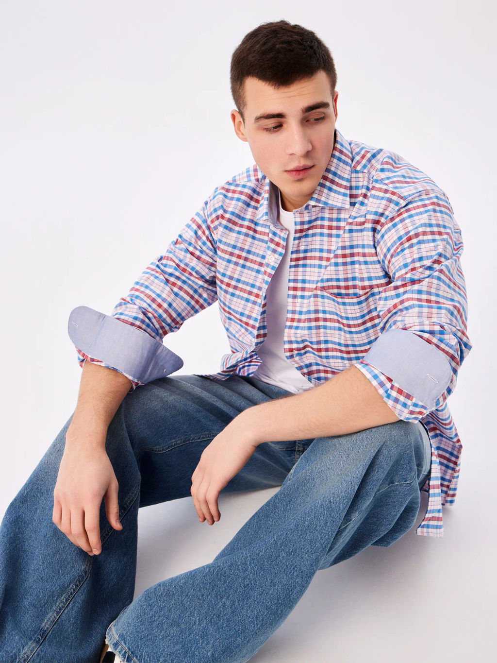 Сорочка мужская длинный рукав GREG 265/117/1166/1p STRETCH  фото 19