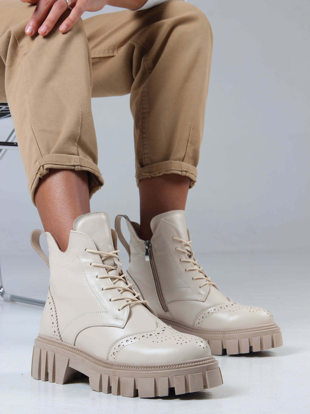 Ботинки EDART 338.21153be. beige