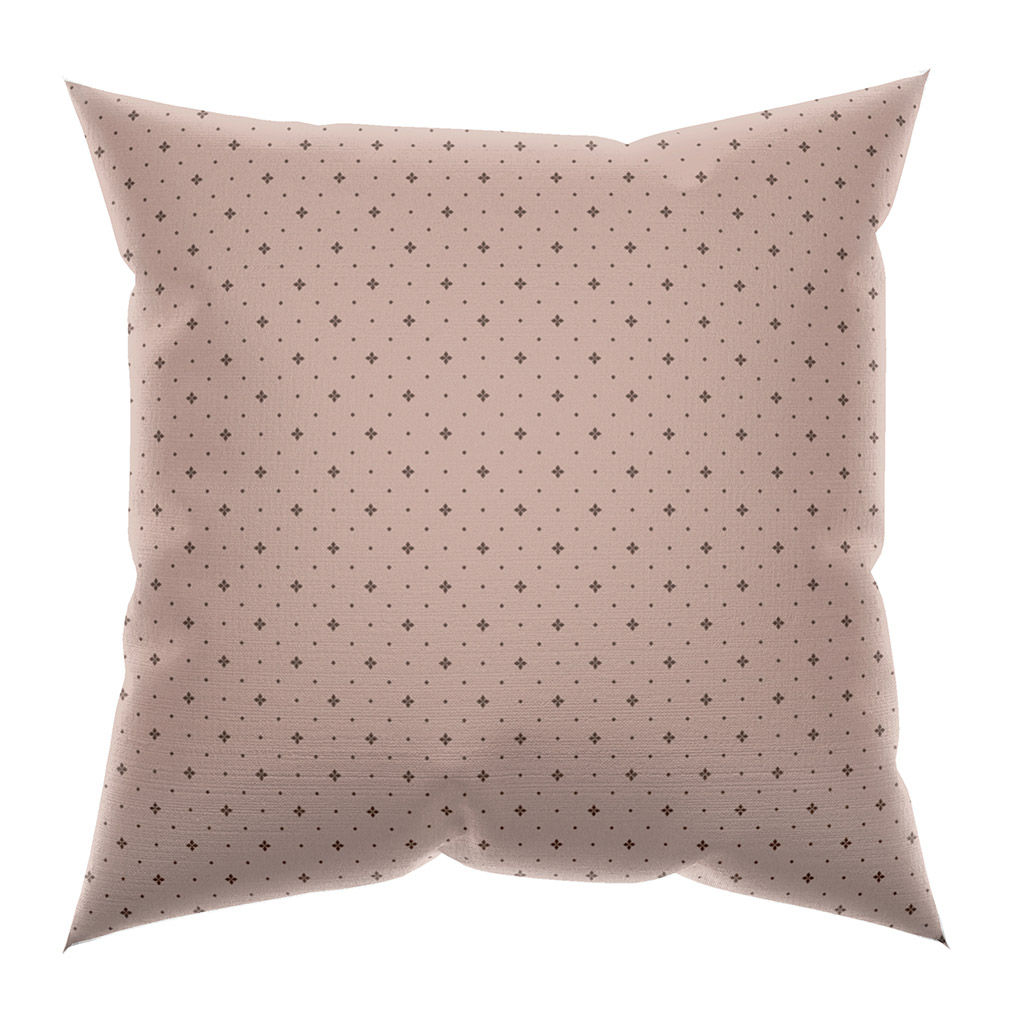 Наволочка 30х30см "Корсика" темно-бежевый, с клапаном-запахом, бязь "Комфорт" 121г/м2, хлопок 100%, упаковка ПП 22х30см, "Домашняя мода" (Россия)