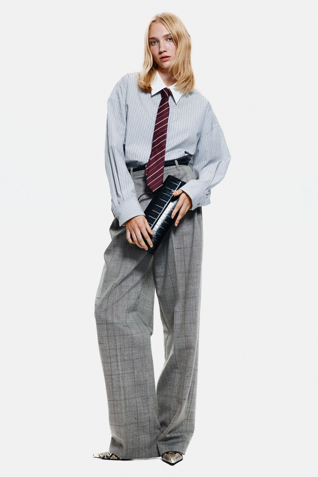 Camisa oversize de popelina - H&m фото 5