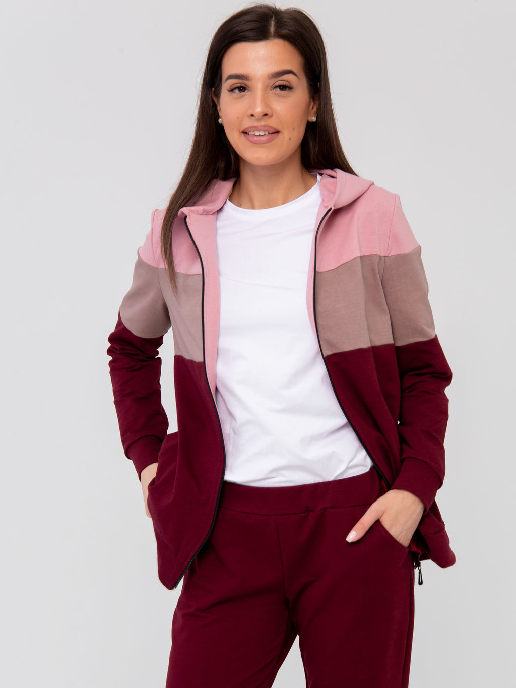 Костюм Токио (на молнии)_361/винный - Ihomelux фото 8