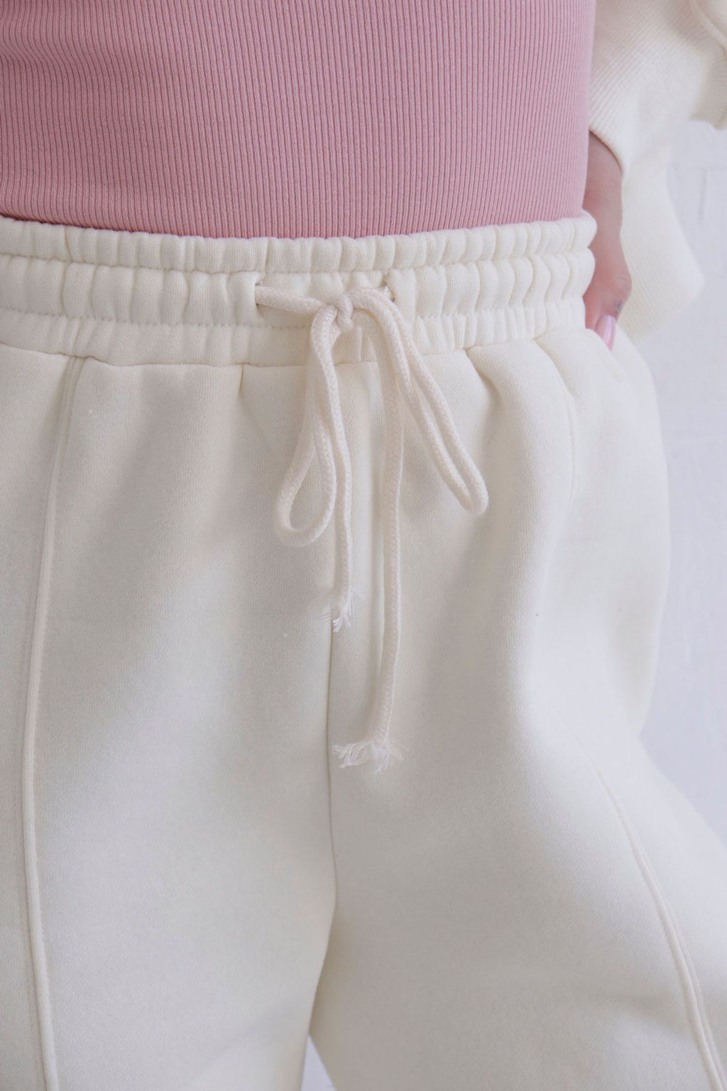 12347 Трикотажный костюм молочный - Martichelli фото 9