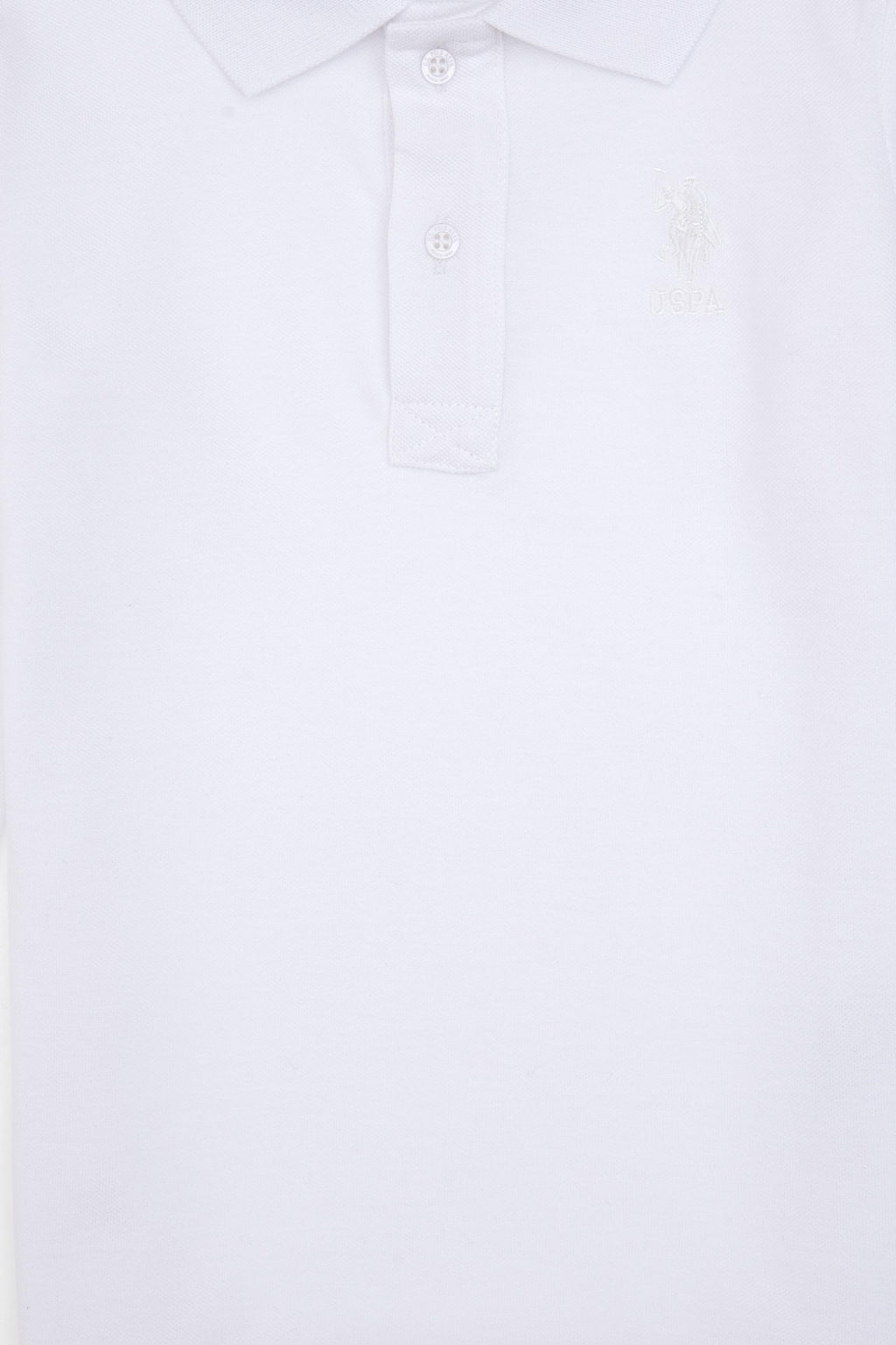 Erkek _ocuk Beyaz Basic Polo Yaka Sweatshirt Sepette S_rpriz _ndirim - U.s. polo assn фото 4