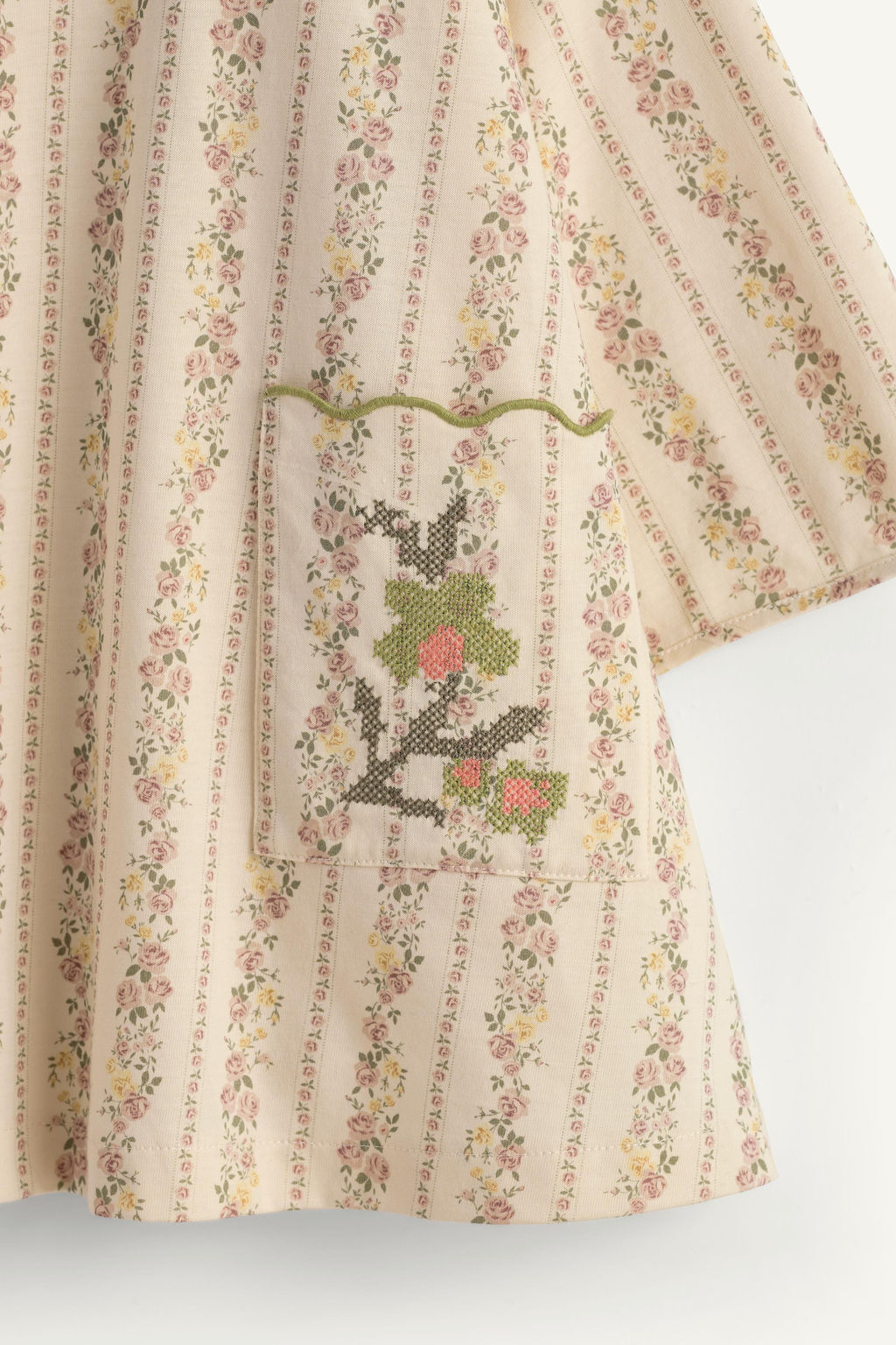 VESTIDO CON PA?OLETA FLORES LIMITED EDITION / Multicolor - Zara фото 10