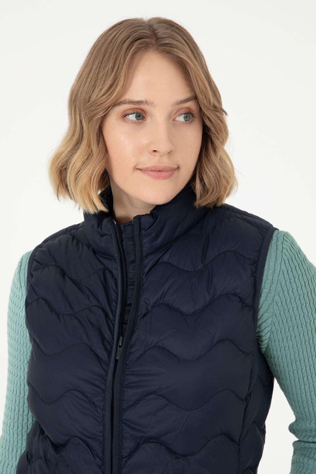 Женский темно-синий жилет - U.s. polo assn фото 2