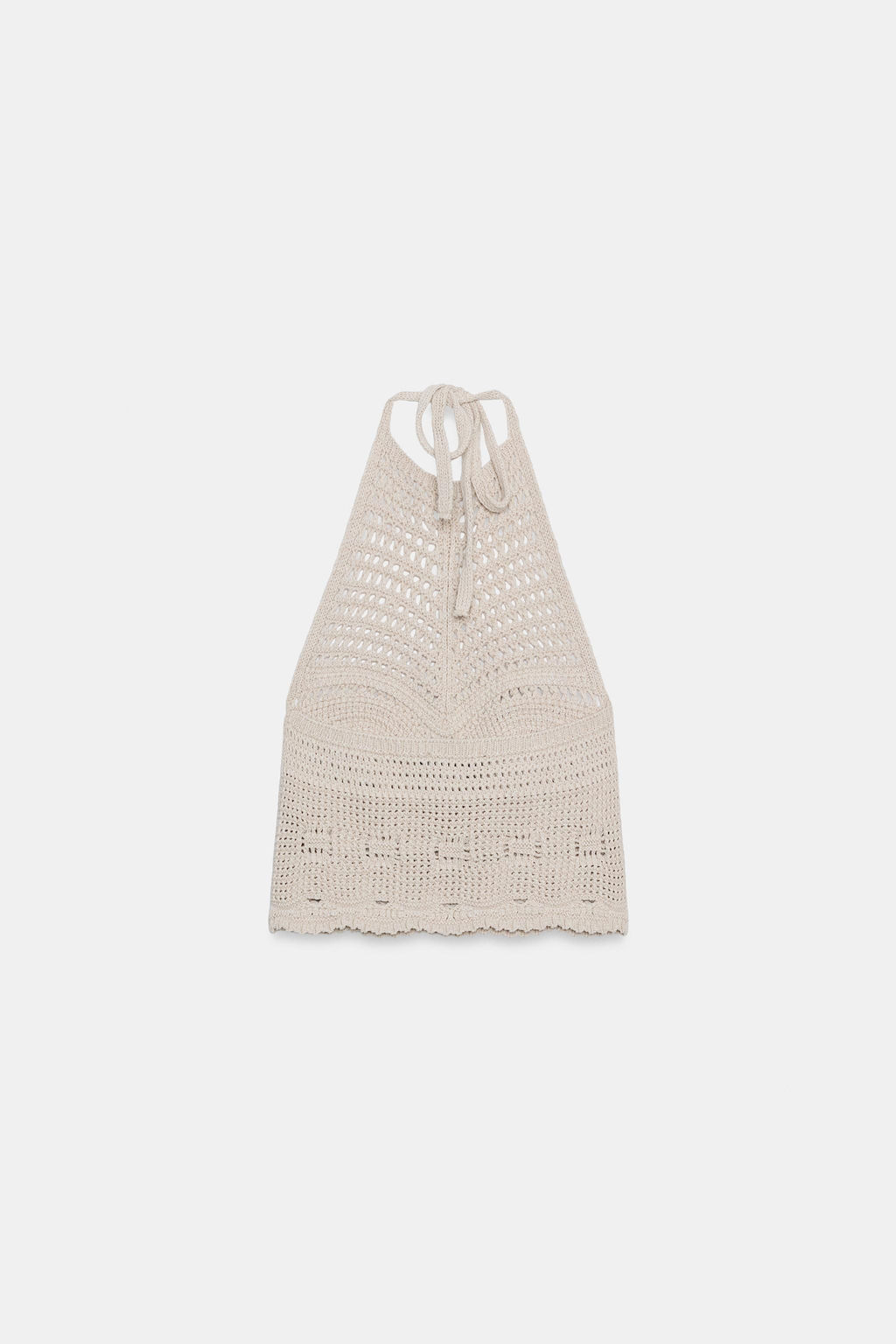 TOP HALTER PUNTO / Crudo