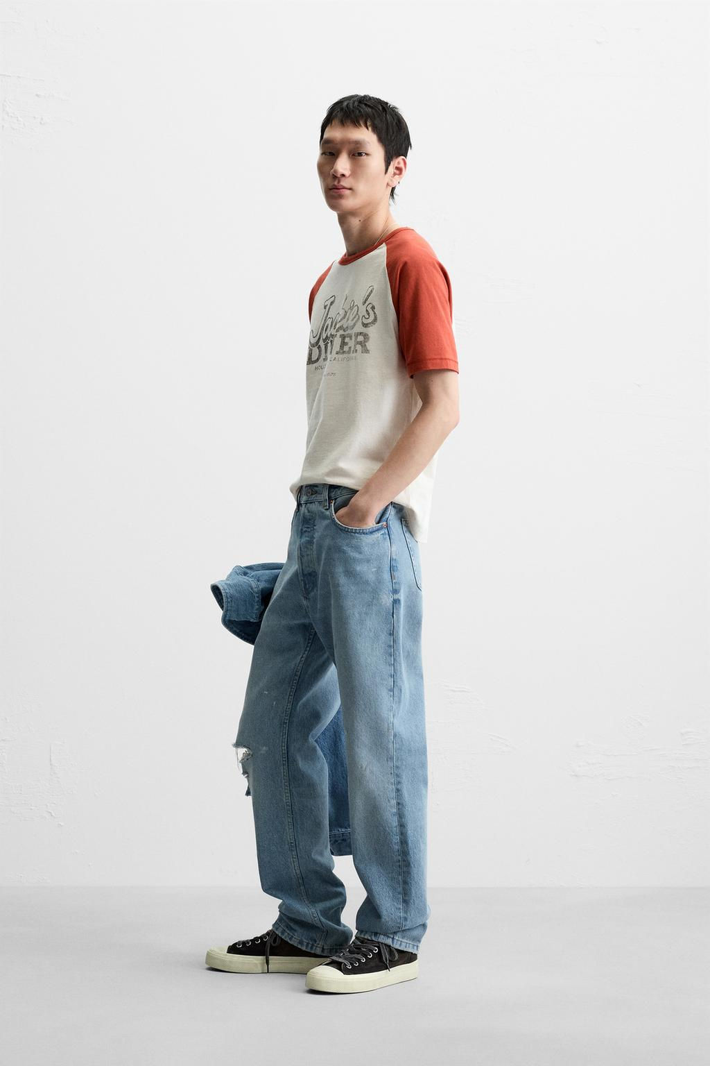 FADED PRINTED T-SHIRT - Zara фото 4
