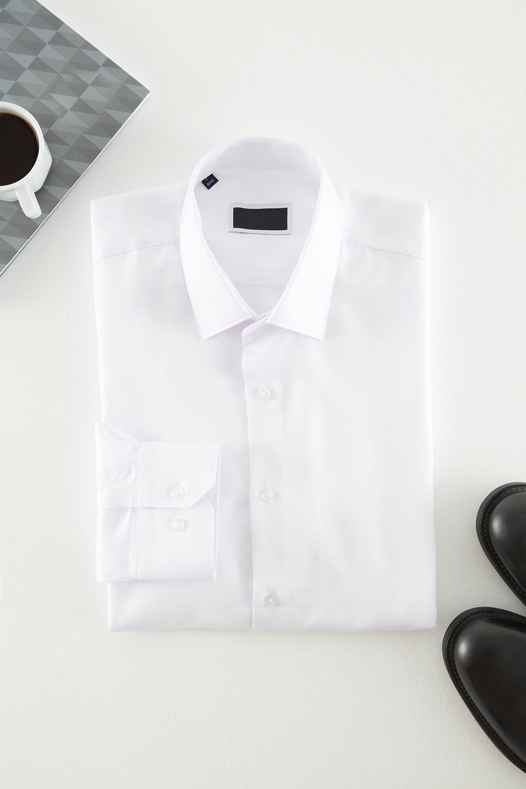 TRENDYOL MAN Siyah Slim Fit Kolay Utulenebilir Smart Erkek Gomlek TMNAW24GO00096 - Trendyolmilla фото 6