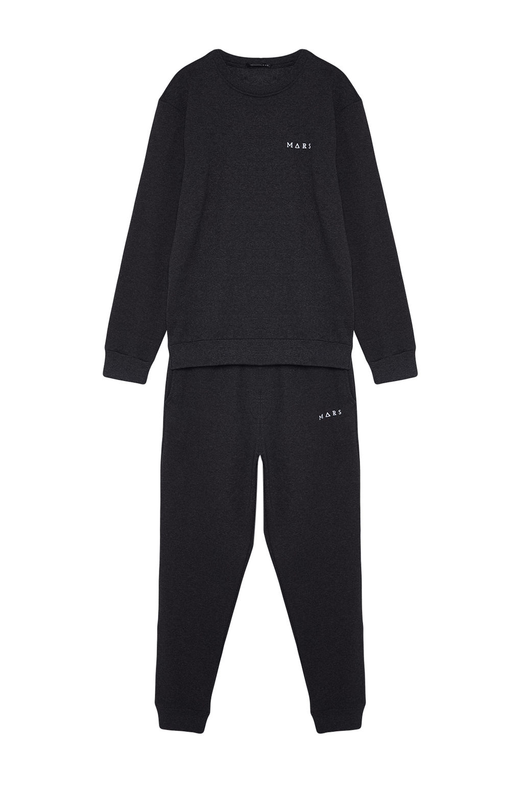 TRENDYOL MAN Lacivert Regular Fit Nak?sl? Orme Pijama Tak?m? TMNAW24PT00040 - Trendyolmilla фото 6