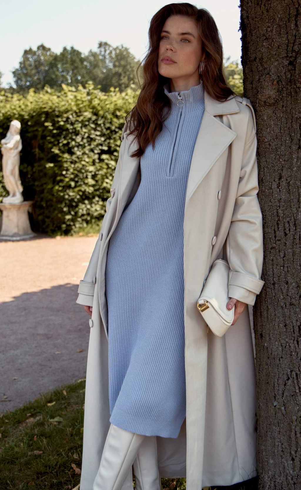 Платье Fine Joyce голубой хлопок с нейлоном фото 8