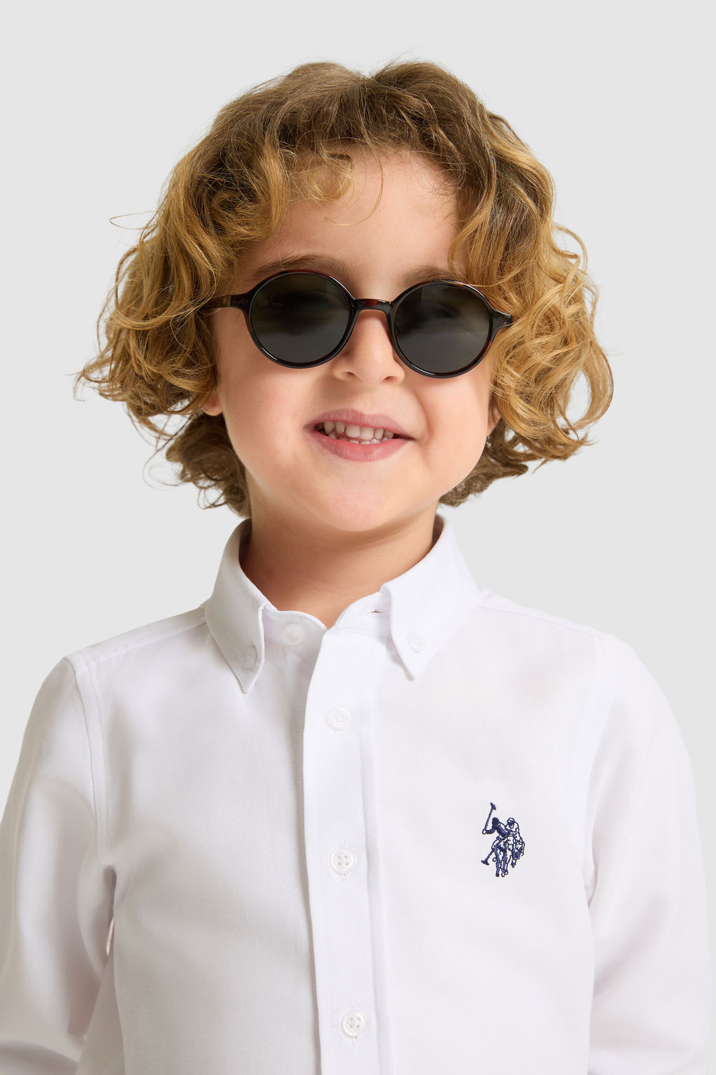 Erkek Гocuk Beyaz Uzun Kollu Basic GГmlek - U.s. polo assn фото 2