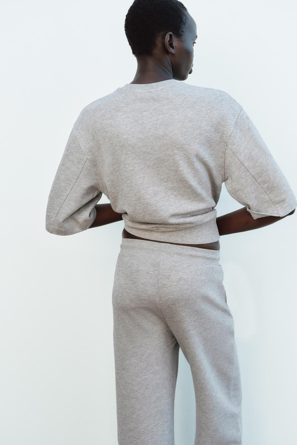 FADED-EFFECT OVERSIZE SWEATSHIRT - Zara фото 5