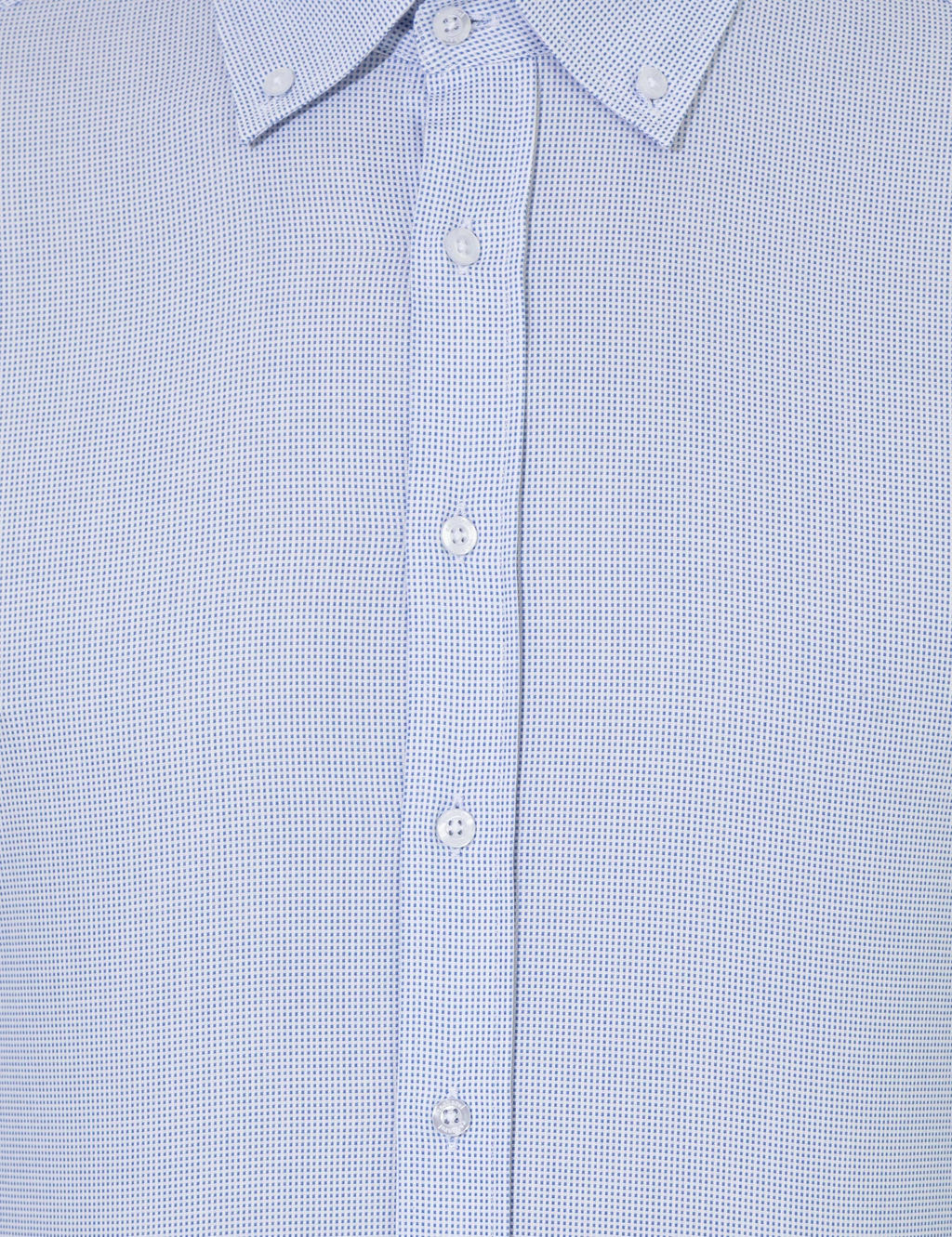 Синяя зауженная рубашка с длинным рукавом - Cacharel фото 6