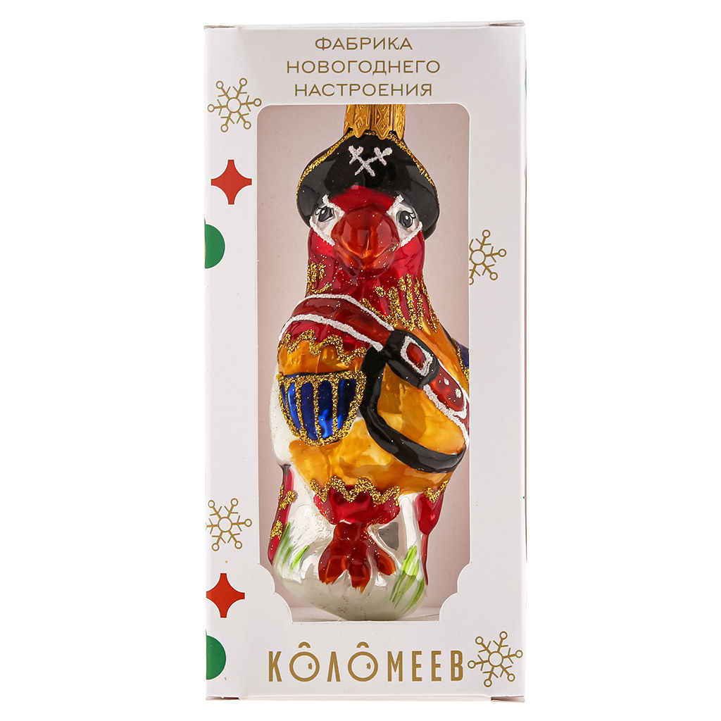 Елочное украшение Пират попугай ФУ-771 - Коломеев фото 3