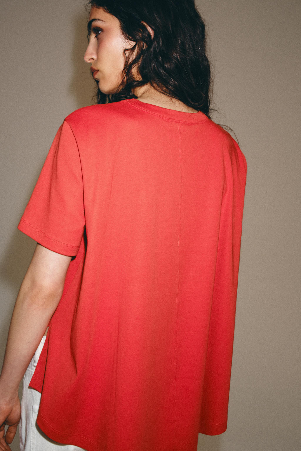 CAMISETA INTERLOCK BOLSILLO / Coral - Zara фото 3
