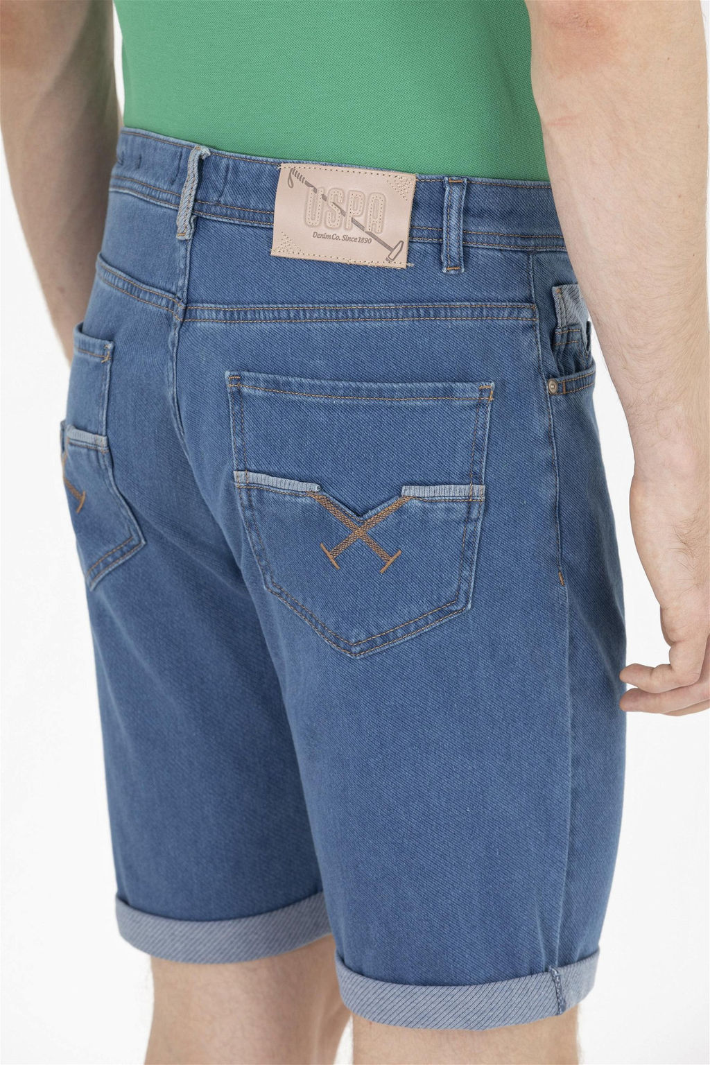 U. S. Polo Assn Мужские синие джинсовые шорты - U.s. polo assn фото 14