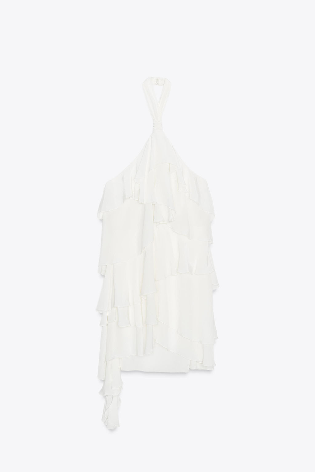 RUFFLED MINI DRESS - Zara фото 12